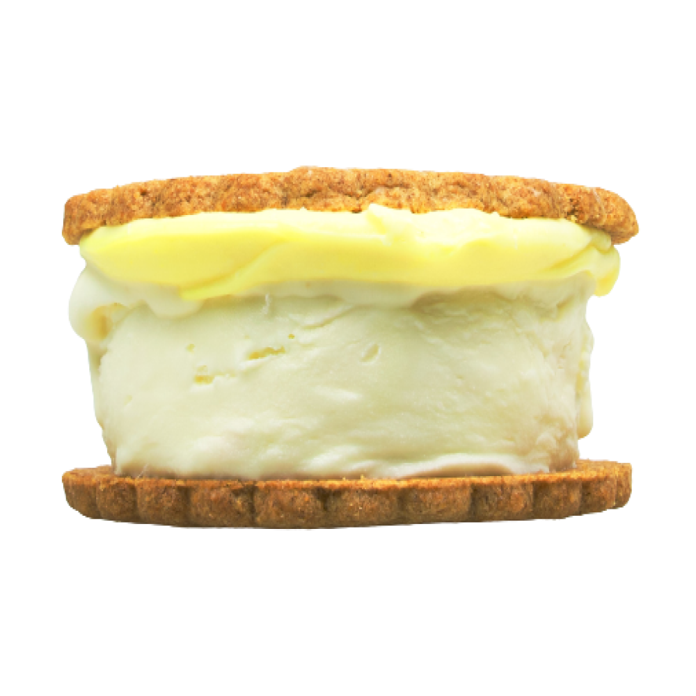Savor Lemon Cream Delight Gourmet Ice Cream Sandwich Peace Pie